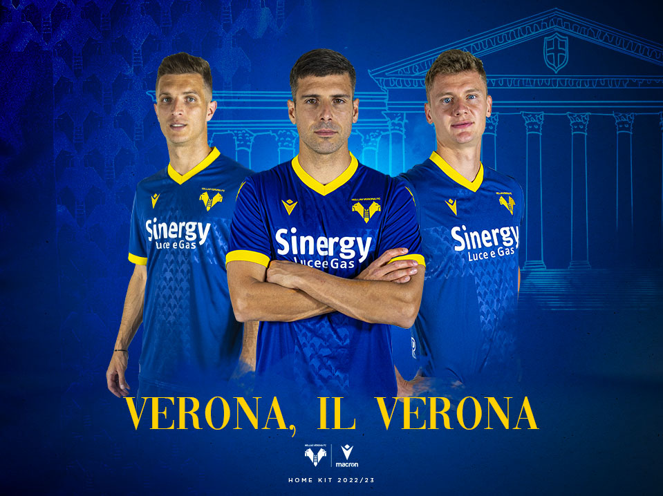 Official Hellas Verona FC Kits, Jerseys and accessories | Macron