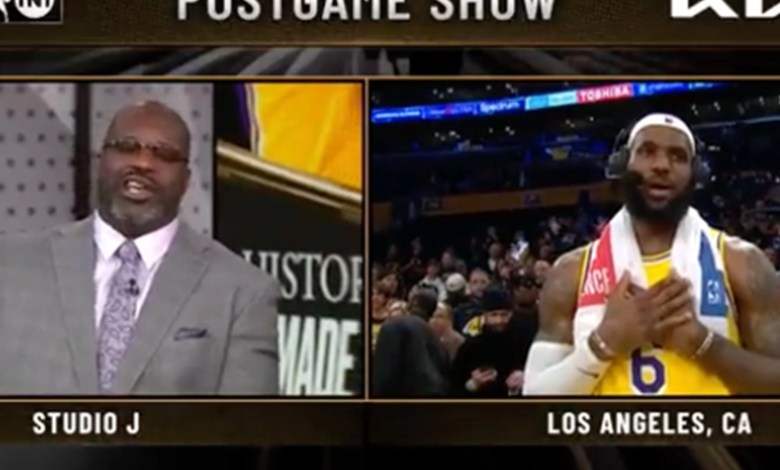 Shaq goads LeBron James into calling himself GOAT after record - California News
