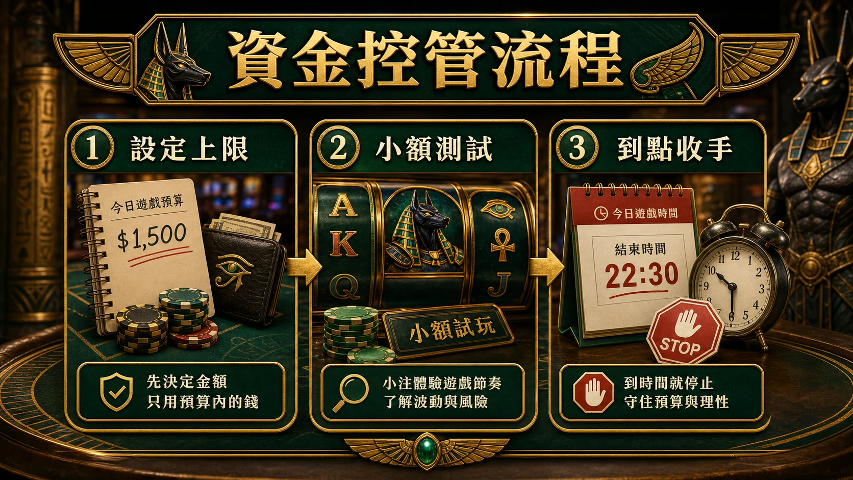 戰神賽特老虎機設定上限小額測試到點收手流程圖